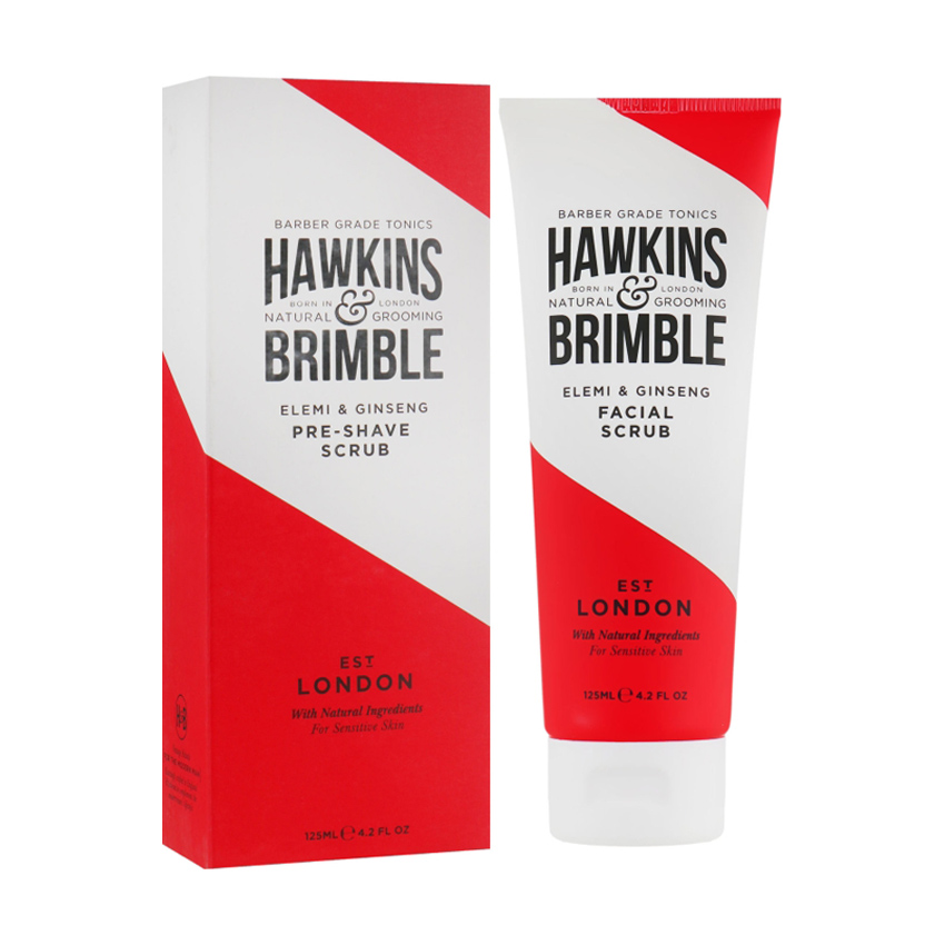 Чоловічий скраб для обличчя Hawkins &amp; Brimble Elemi &amp; Ginseng Pre-Shave Scrub, 125 мл
